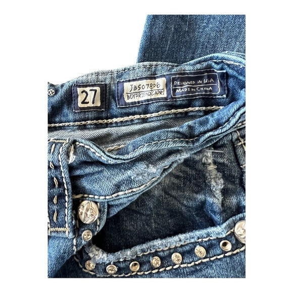 Miss Me boyfriend capri size 27 style JB5078P6 - Picture 6 of 9